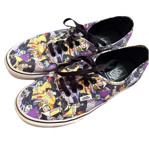 Vans Shoes - VANS Disney Womens Size 9 Ursula Cruella Evil Queen Maleficent Shoes